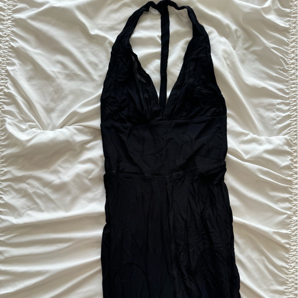 MESHKI halter jumpsuit